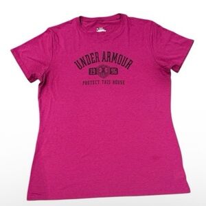 Under Armour Magenta HeatGear Tee